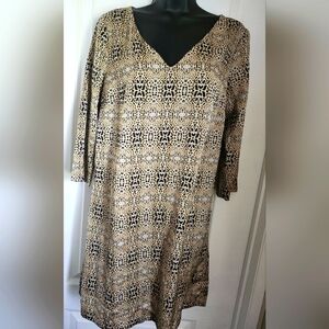 MNG by mango animal print dress Size Medium EUC